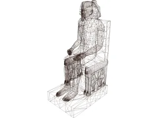 Khafre Statue 3D Model