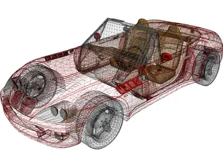 BMW Z3 (1997) 3D Model