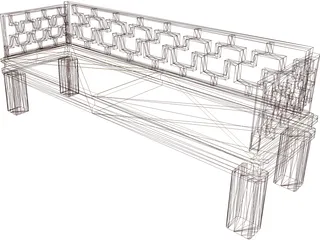 Bench 3D Model