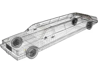 Lincoln Limousine 3D Model