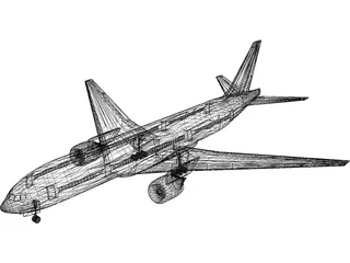 Boeing 777 3D Model