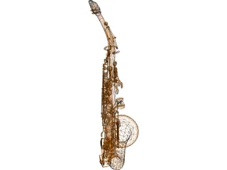 Saxophone 3D Model