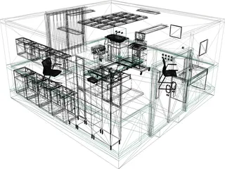 Examination Room 3D Model