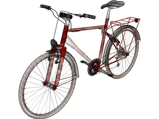 Bike Touring 3D Model