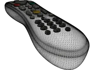 DirecTV Remote Control 3D Model