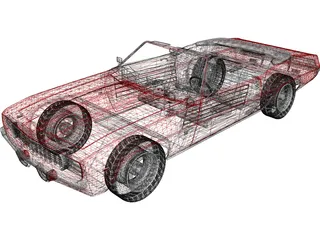 Chevrolet Camaro SS (1969) 3D Model