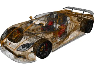 Koenigsegg CCX 3D Model