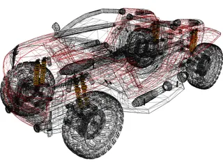 Peugeot Hoggar Concept 3D Model