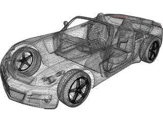 Opel GT (2007) 3D Model