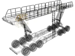 Airport Loader 3D Model