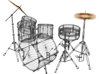 Drum Set 3D Model