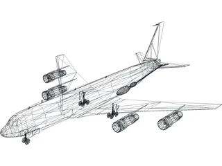 KC-135R Stratotanker 3D Model