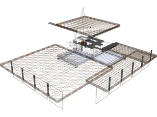 Parrilla Exterior 3D Model