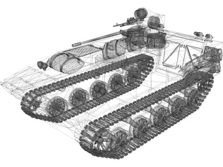 AMX-10P French IVF 3D Model