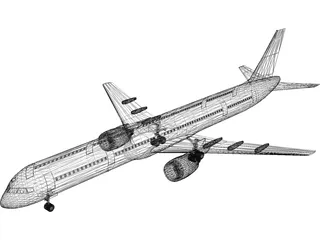 Boeing 757-300 3D Model