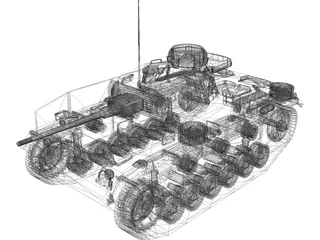 Panzer-3 Ausf.M 3D Model