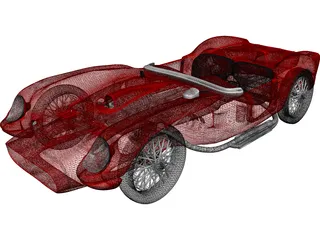 Ferrari 250 Testa Rosa (1957) 3D Model