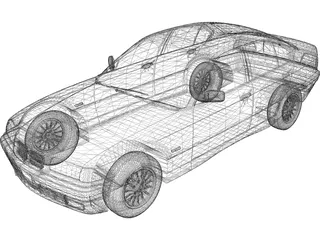 BMW 325i (1996) 3D Model