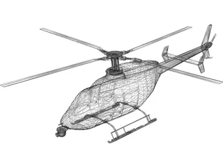 Bell 407 3D Model