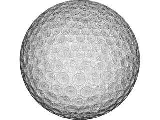 Golf Ball 3D Model