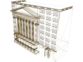New York Stock Exchange 3D Model