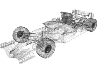 McLaren MP4-21 F1 3D Model