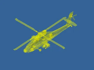 Boeing AH-64 Apache 3D Model