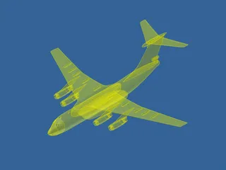 Ilyushin IL-76 Candid 3D Model