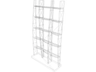 Bookcase 3D Model