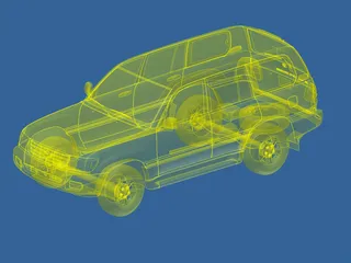 Toyota Land Cruiser (1998) 3D Model
