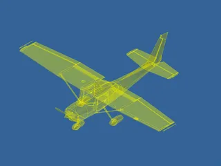 Cessna 150 3D Model