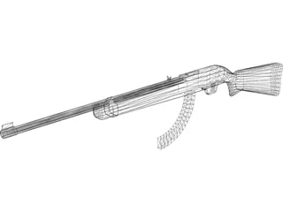Ruger Rifle 3D Model