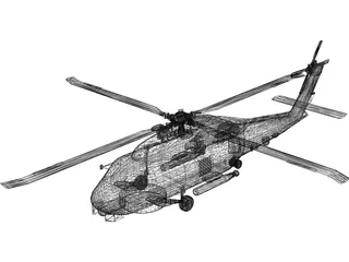 Sikorsky SH-60B Seahawk 3D Model