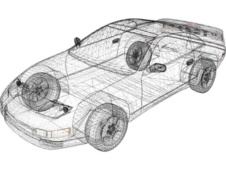 Nissan 300ZX (1993) 3D Model