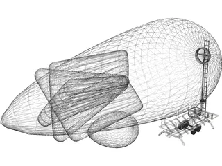 JLENS (Joint Land Attack Cruise Missile Defense System) 3D Model