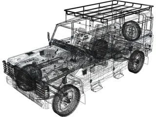 Land Rover Defender 110 3D Model