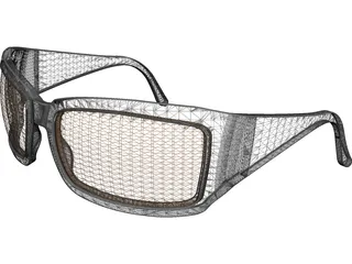 Sunglasses Plastic 3D Model