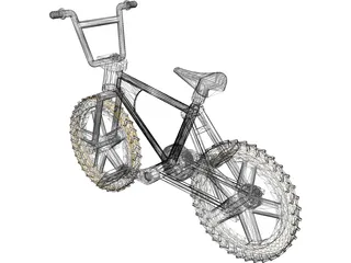 Kids Bike 3D Model