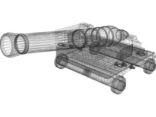 Cannon 3D Model