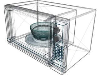 Microwave Oven 3D Model