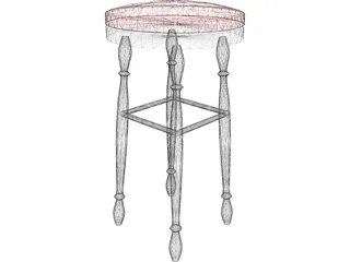 Stool 3D Model