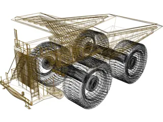 Mining Truck 3D Model