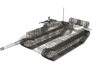 T-62 3D Model