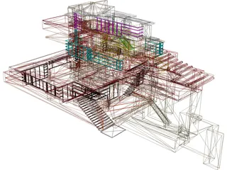 Building Falling Water 3D Model