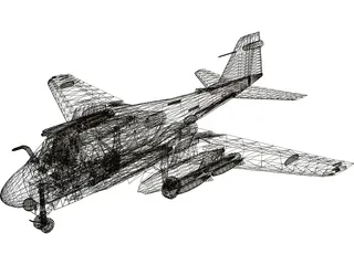 Grumman A-6E Intruder 3D Model