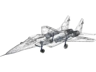 MiG-29A 3D Model