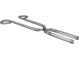 Lab Tongs 3D Model