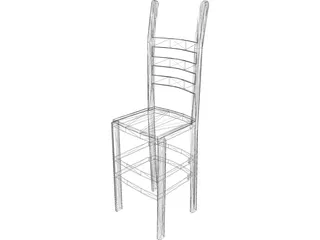 Bar Stool 3D Model