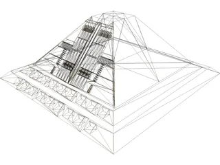 Alien Pyramid 3D Model