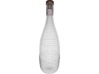 Wine Bottle 3D Model